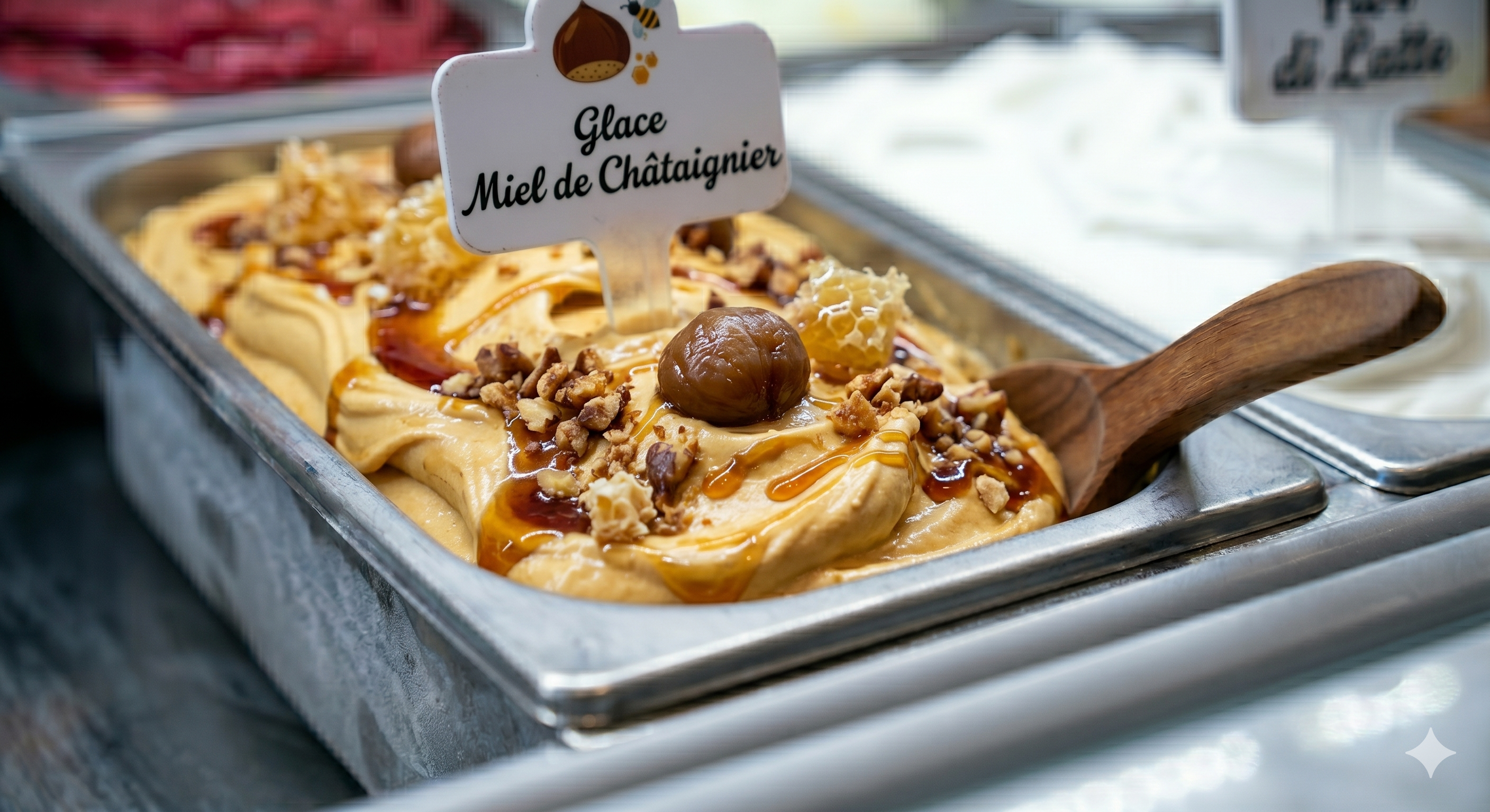 Glace au miel de châtaignier — Atelier Fondant
